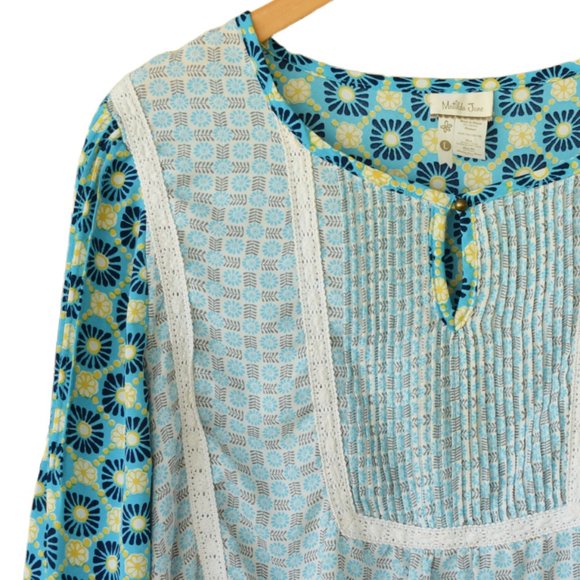 Matilda Jane Blue and White Blouse - Picture 3 of 8